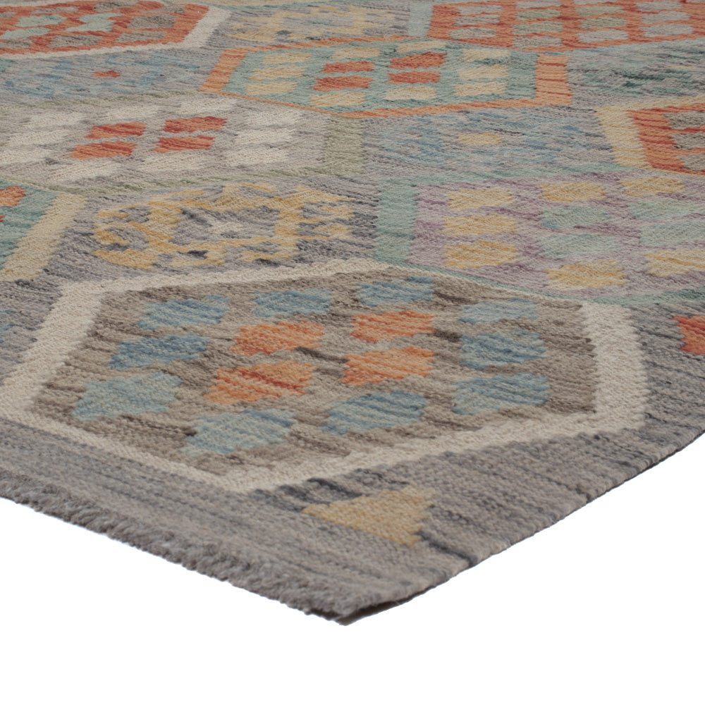 Kelim Rug - Splash - 288 x 203 cm - multicolored