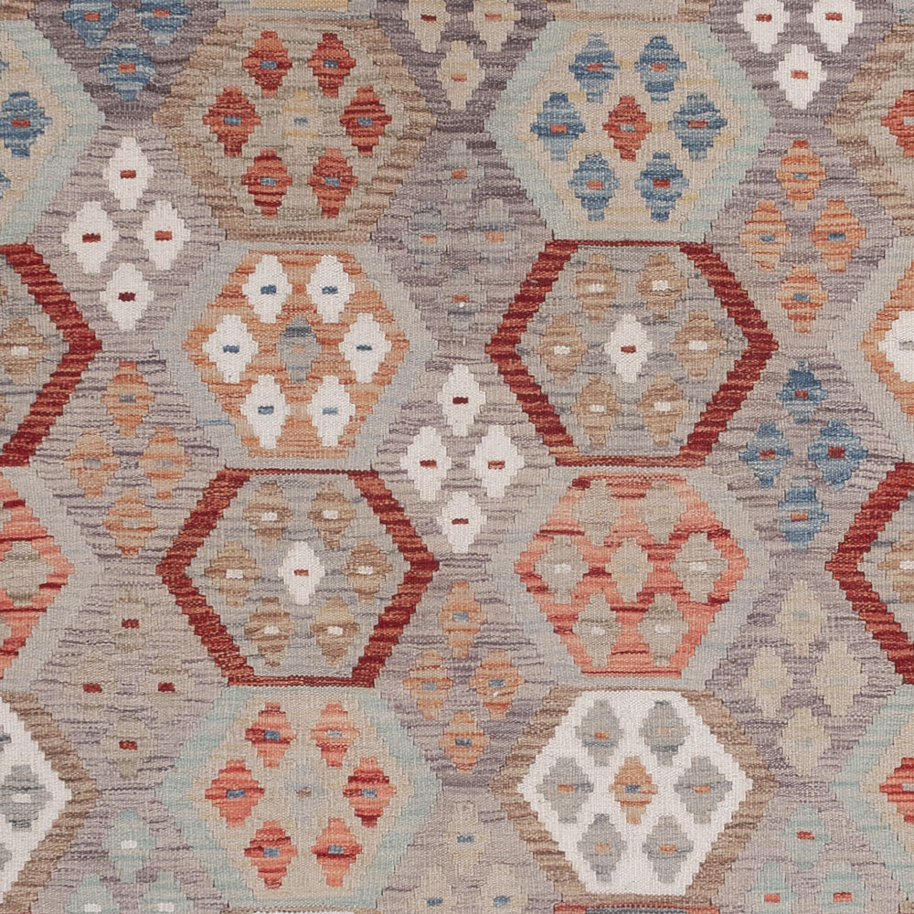 Kelim Rug - Splash - 304 x 207 cm - multicolored