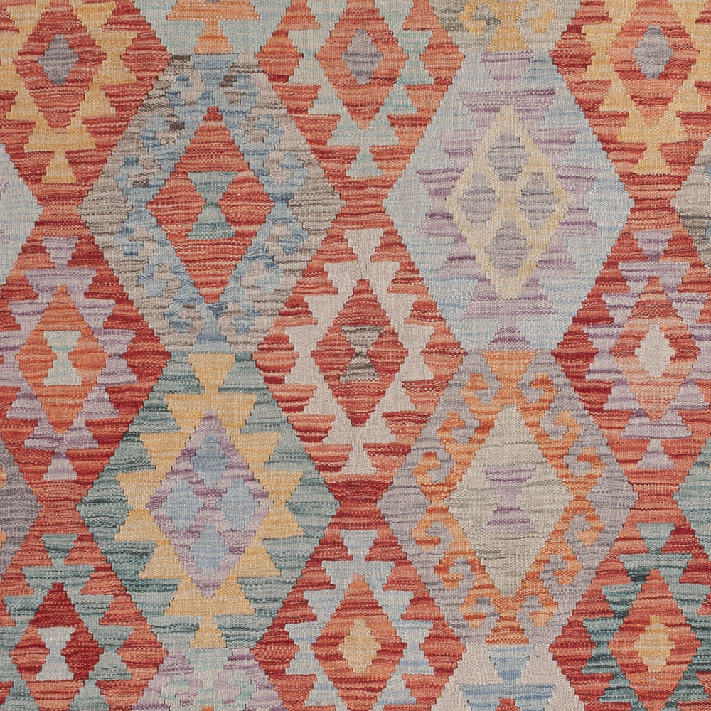 Kelim Rug - Splash - 307 x 253 cm - multicolored