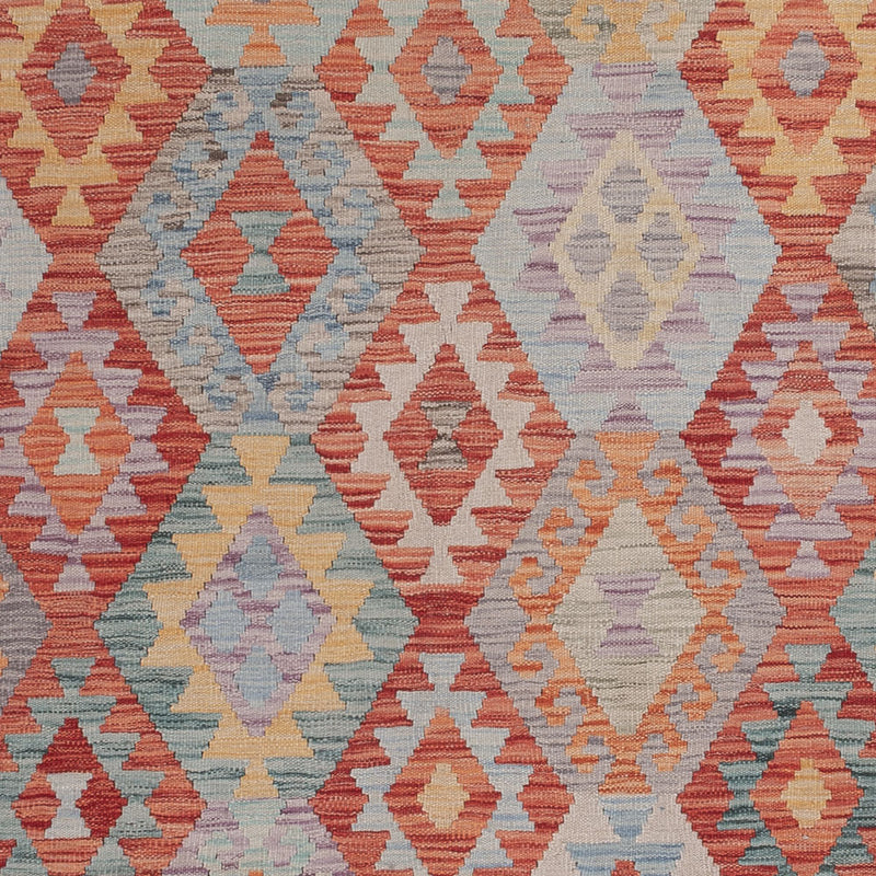 Kelim Rug - Splash - 307 x 253 cm - multicolored