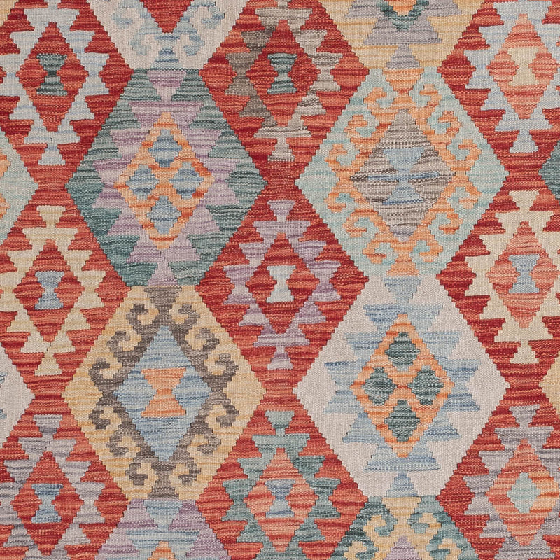 Kelim Rug - Splash - 305 x 251 cm - multicolored