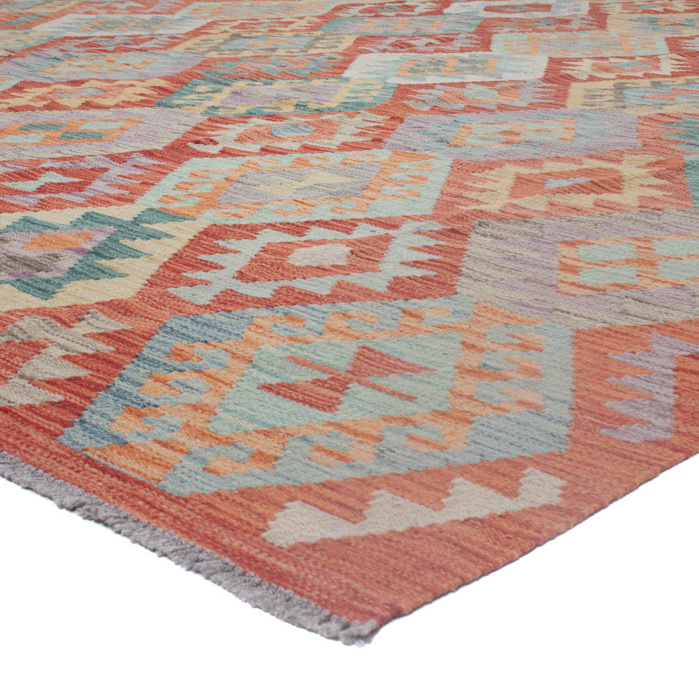 Kelim Rug - Splash - 305 x 251 cm - multicolored