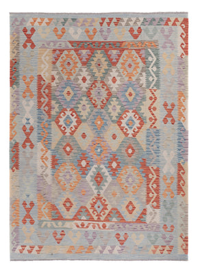 Kelim Rug - Splash - 241 x 177 cm - multicolored