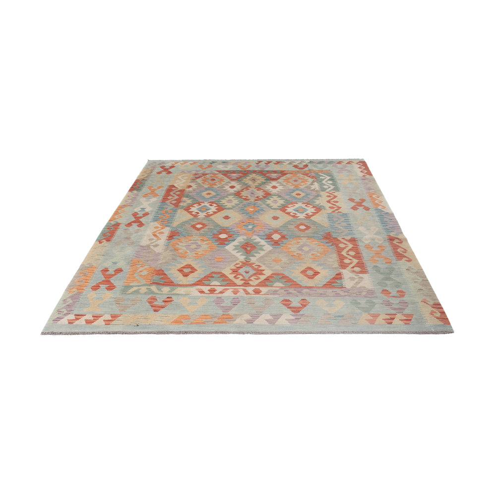 Kelim Rug - Splash - 241 x 177 cm - multicolored