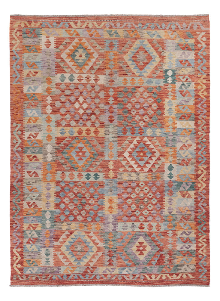 Kelim Rug - Splash - 245 x 179 cm - multicolored