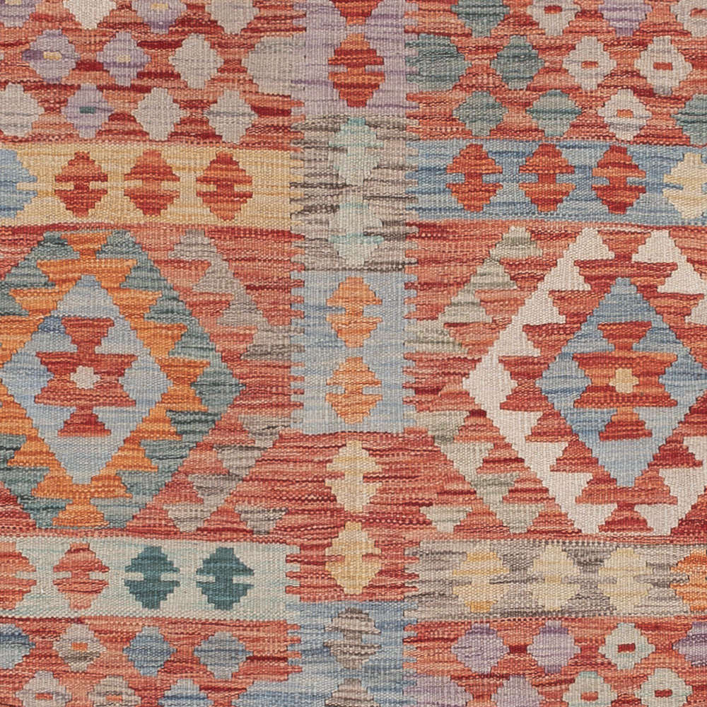 Kelim Rug - Splash - 245 x 179 cm - multicolored