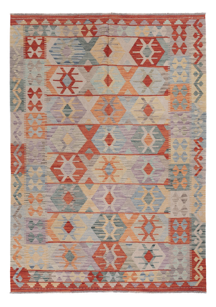 Kelim Rug - Splash - 235 x 167 cm - multicolored
