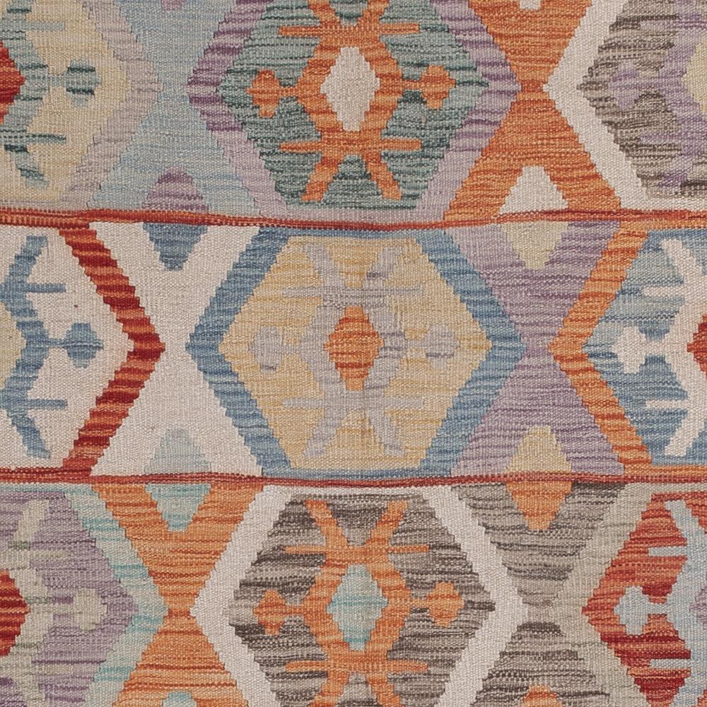 Kelim Rug - Splash - 249 x 180 cm - multicolored