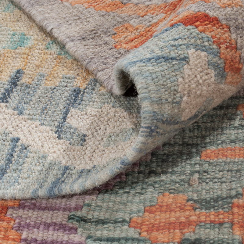 Kelim Rug - Splash - 249 x 180 cm - multicolored