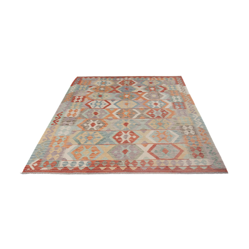 Kelim Rug - Splash - 249 x 180 cm - multicolored