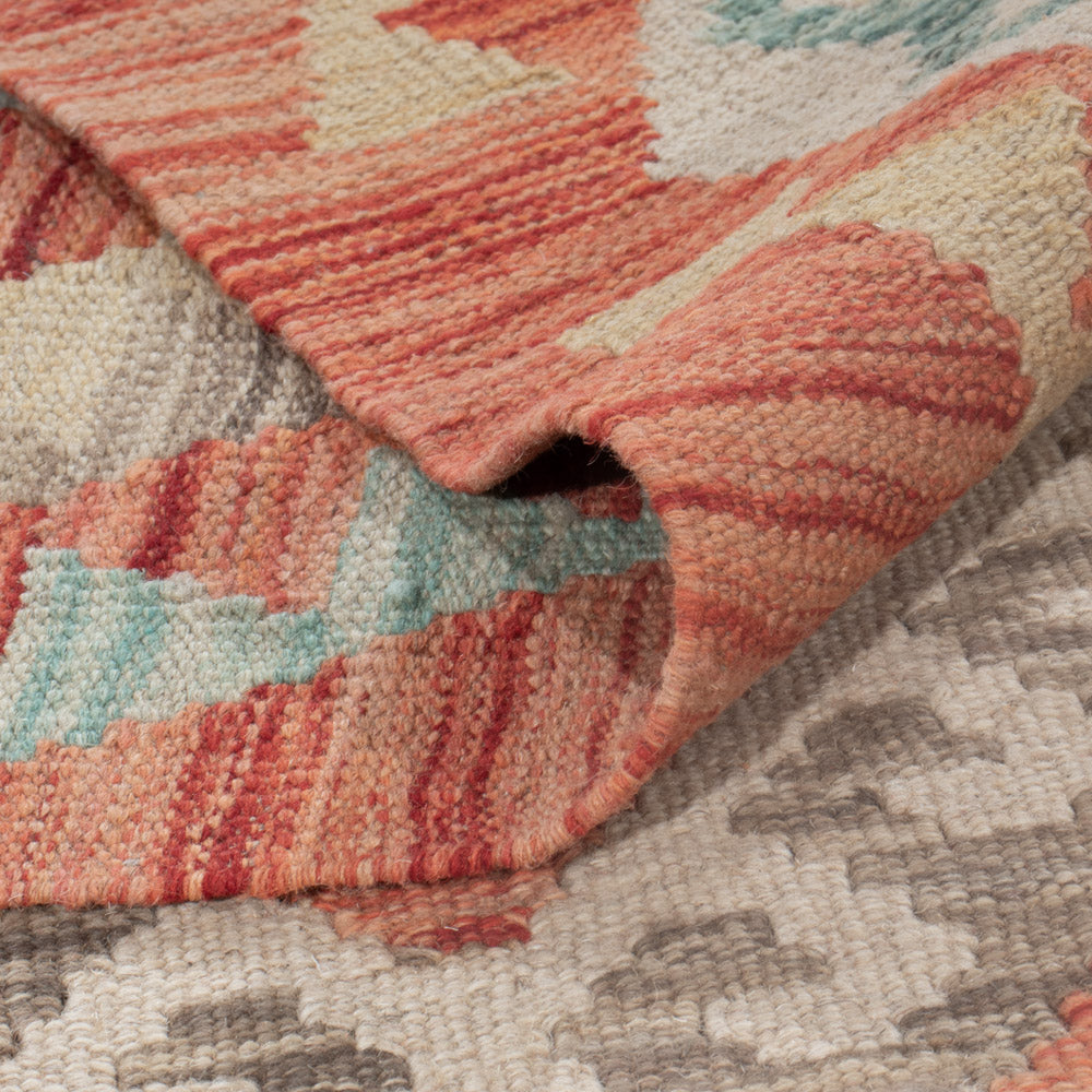 Kelim Rug - Splash - 237 x 177 cm - multicolored