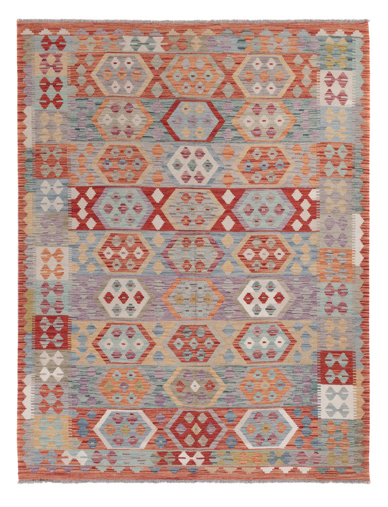 Kelim Rug - Splash - 230 x 176 cm - multicolored