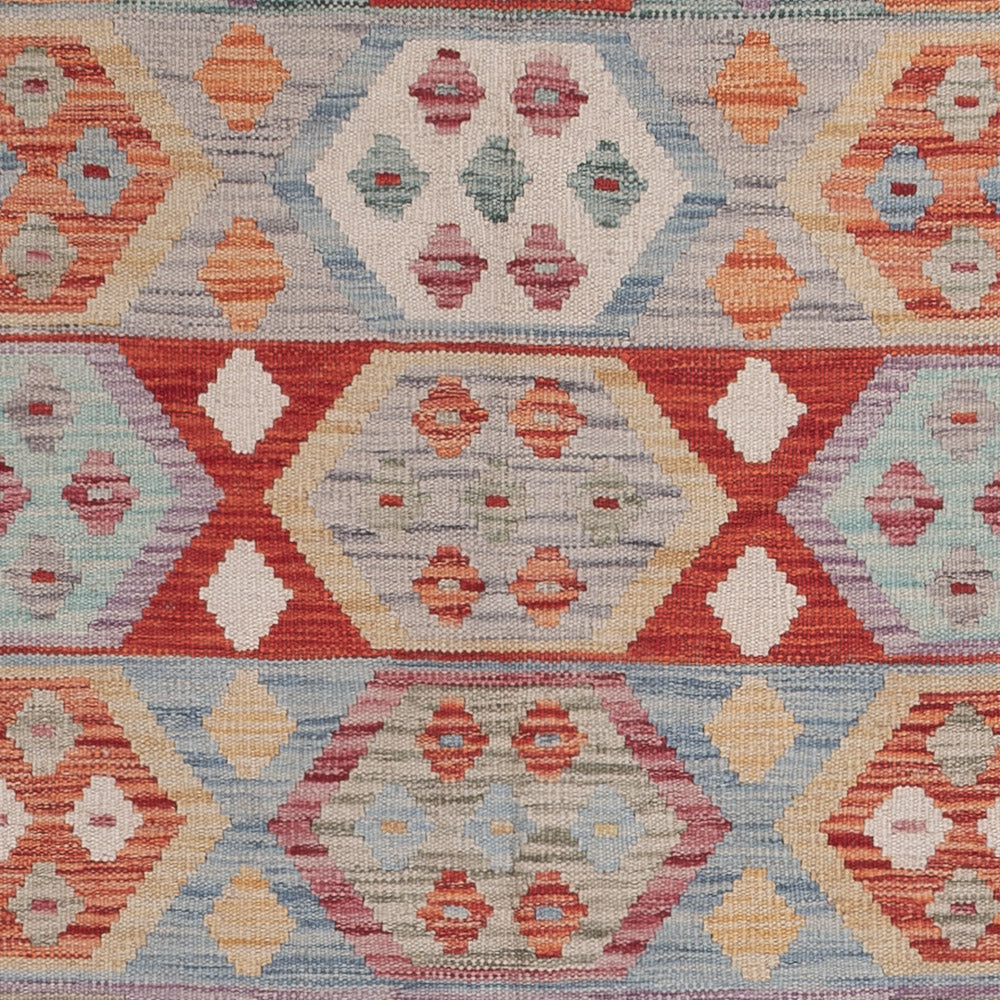 Kelim Rug - Splash - 230 x 176 cm - multicolored