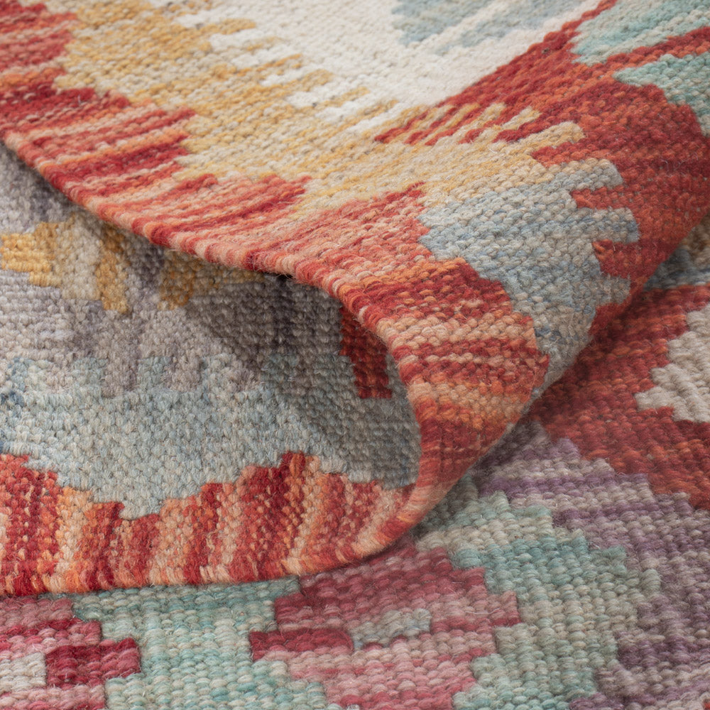 Kelim Rug - Splash - 230 x 176 cm - multicolored