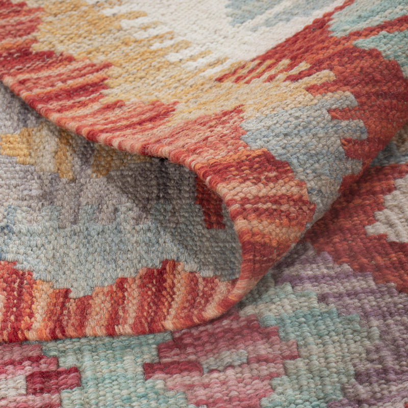 Kelim Rug - Splash - 230 x 176 cm - multicolored