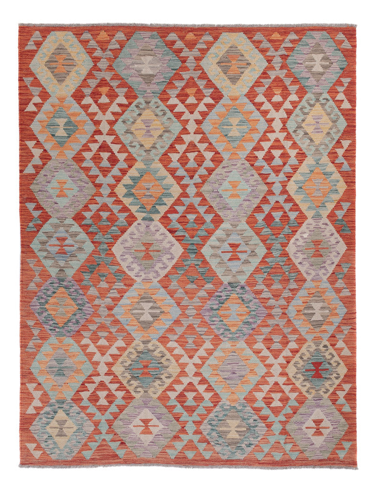 Kelim Rug - Splash - 236 x 180 cm - multicolored