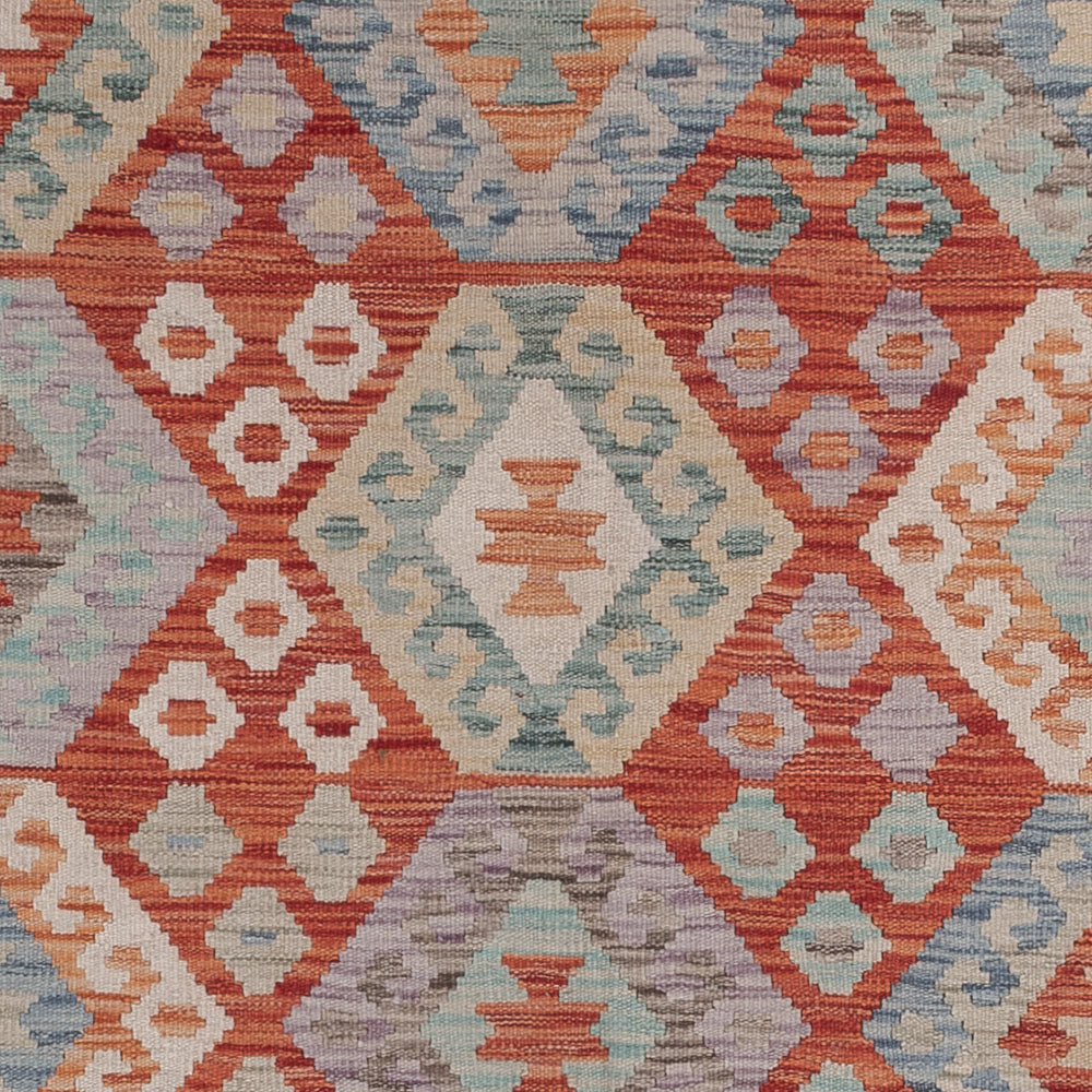 Kelim Rug - Splash - 251 x 180 cm - multicolored