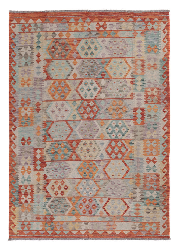 Kelim Rug - Splash - 238 x 177 cm - multicolored