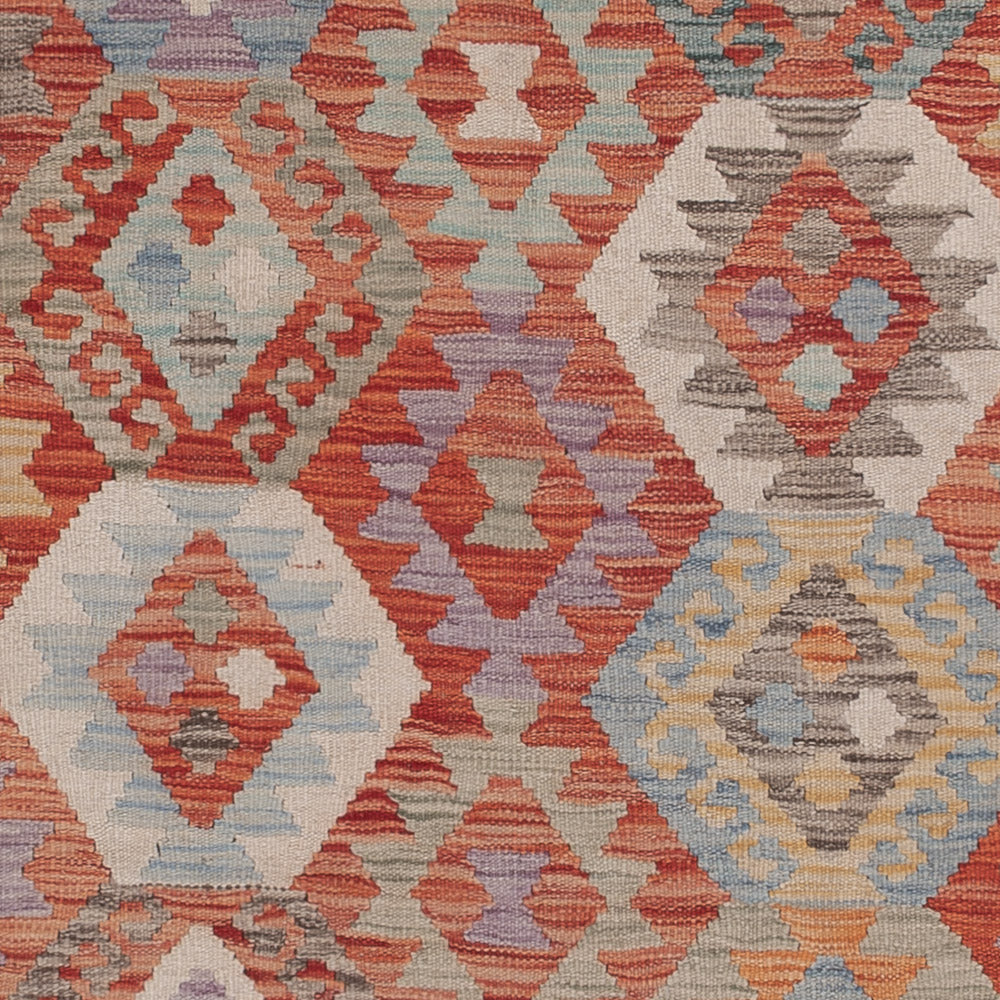 Kelim Rug - Splash - 240 x 181 cm - multicolored