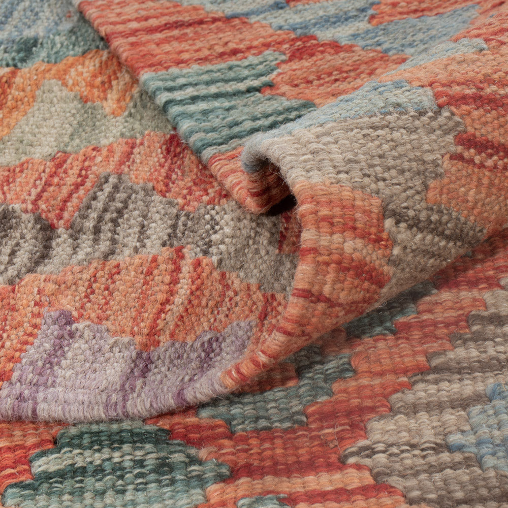 Kelim Rug - Splash - 240 x 181 cm - multicolored