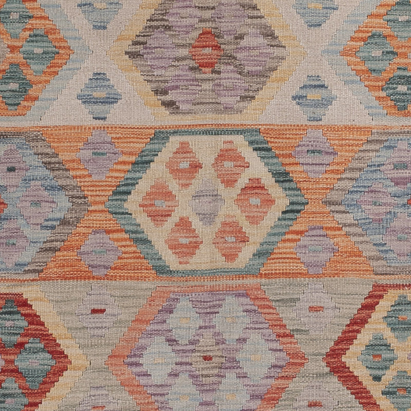 Kelim Rug - Splash - 249 x 176 cm - multicolored