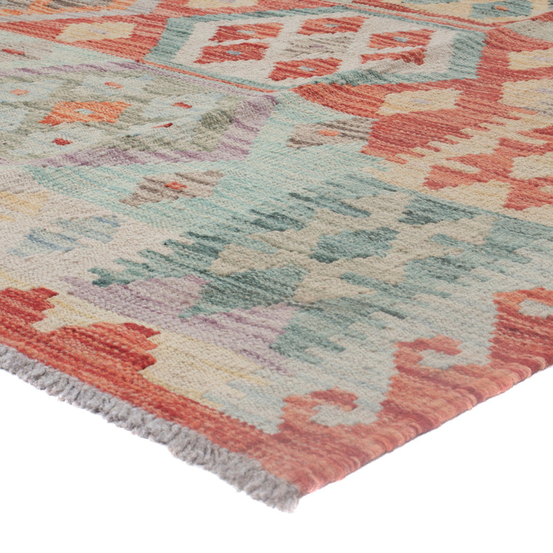 Kelim Rug - Splash - 249 x 176 cm - multicolored