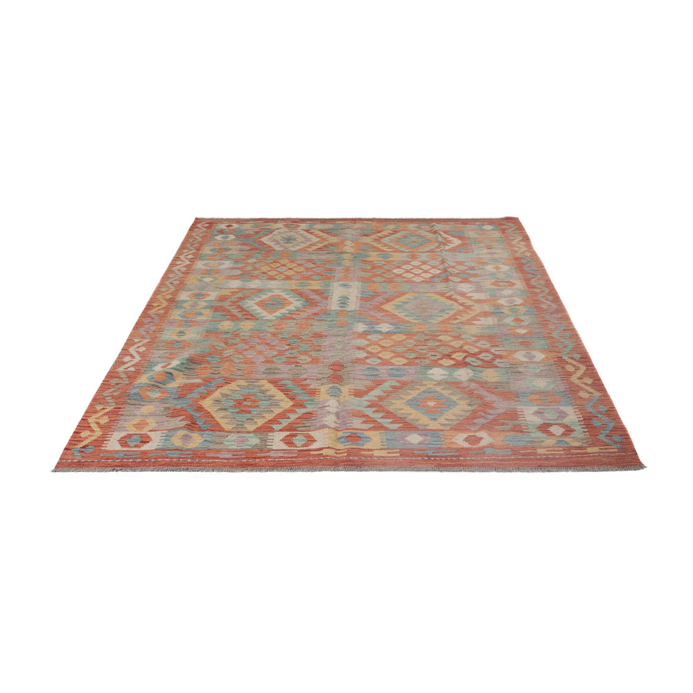 Kelim Rug - Splash - 240 x 181 cm - multicolored