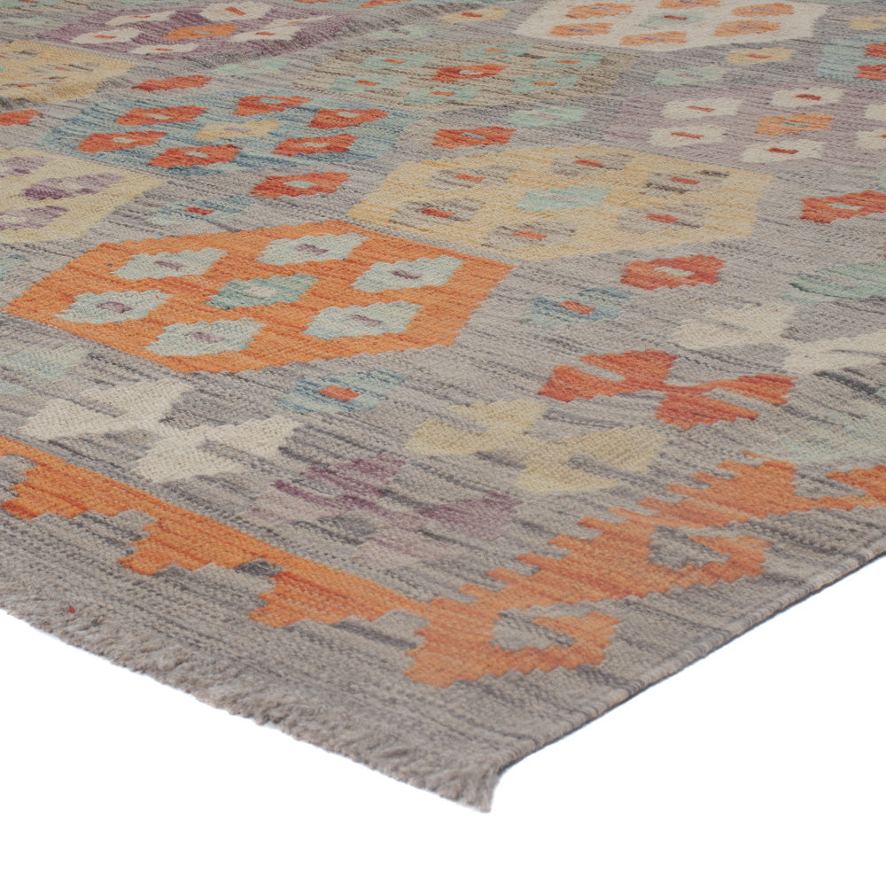 Kelim Rug - Splash - 242 x 177 cm - multicolored