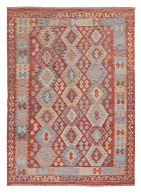 Kelim Rug - Splash - 239 x 177 cm - multicolored
