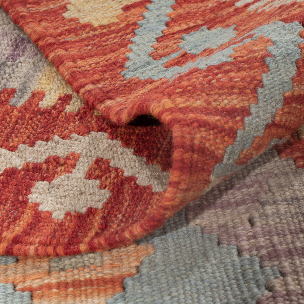 Kelim Rug - Splash - 239 x 177 cm - multicolored