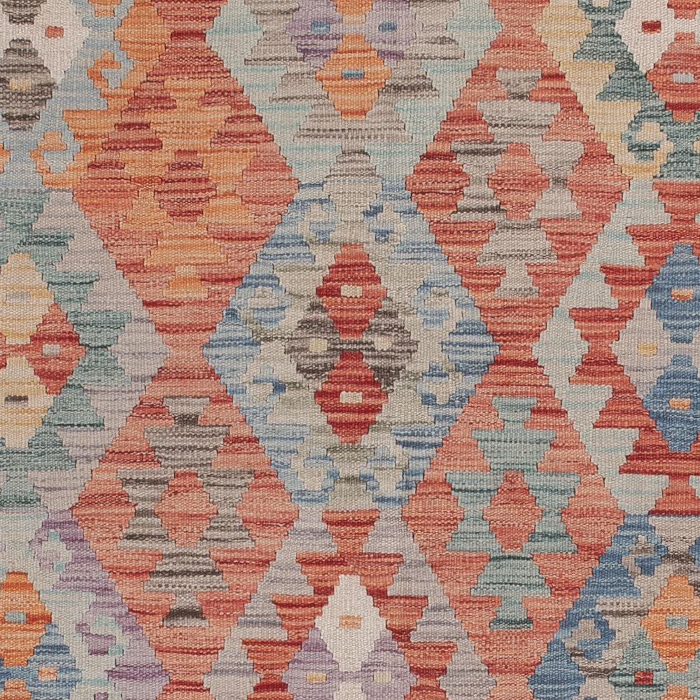 Kelim Rug - Splash - 242 x 174 cm - multicolored