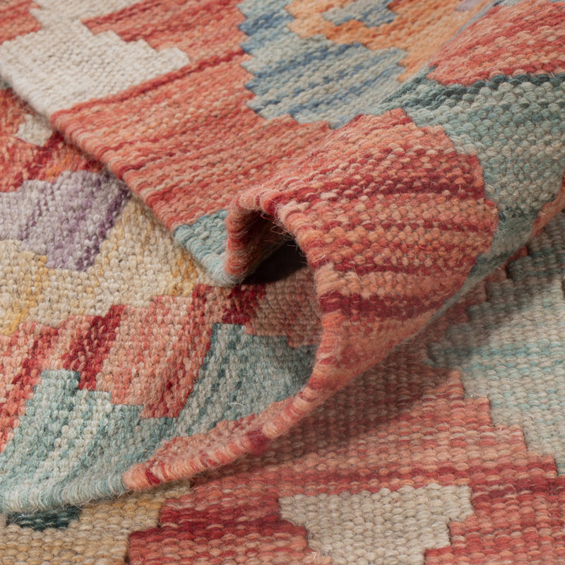 Kelim Rug - Splash - 242 x 174 cm - multicolored