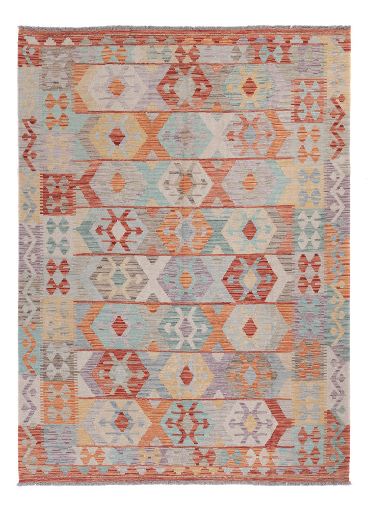 Kelim Rug - Splash - 236 x 173 cm - multicolored