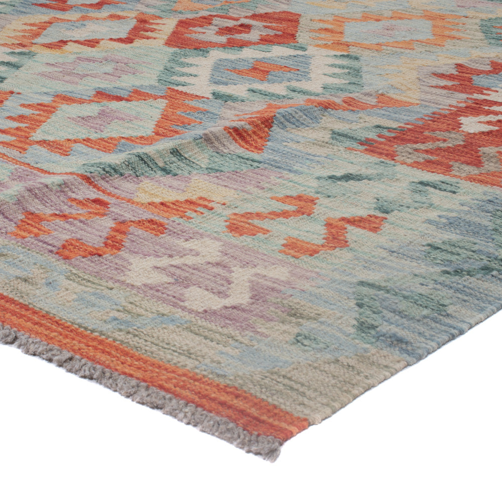 Kelim Rug - Splash - 243 x 178 cm - multicolored