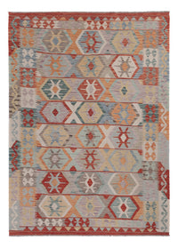 Kelim Rug - Splash - 244 x 176 cm - multicolored