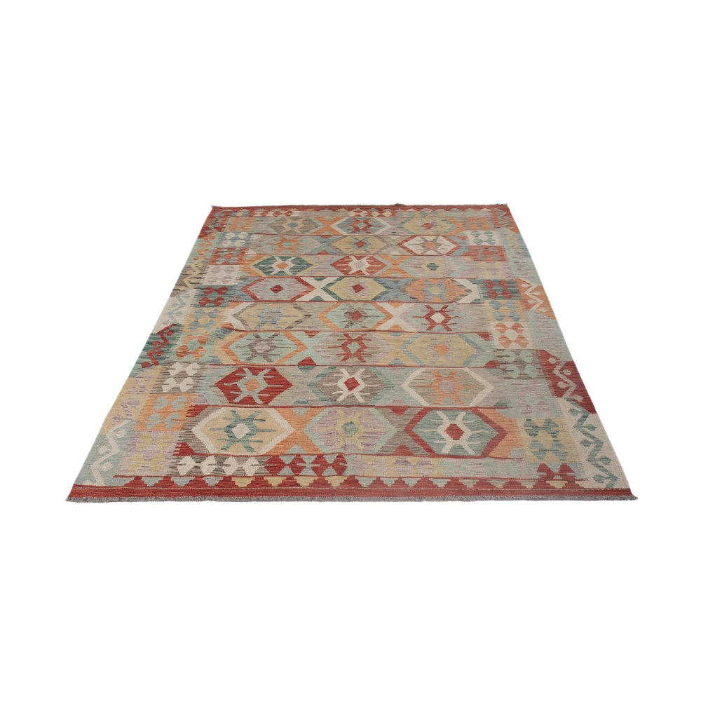 Kelim Rug - Splash - 244 x 176 cm - multicolored