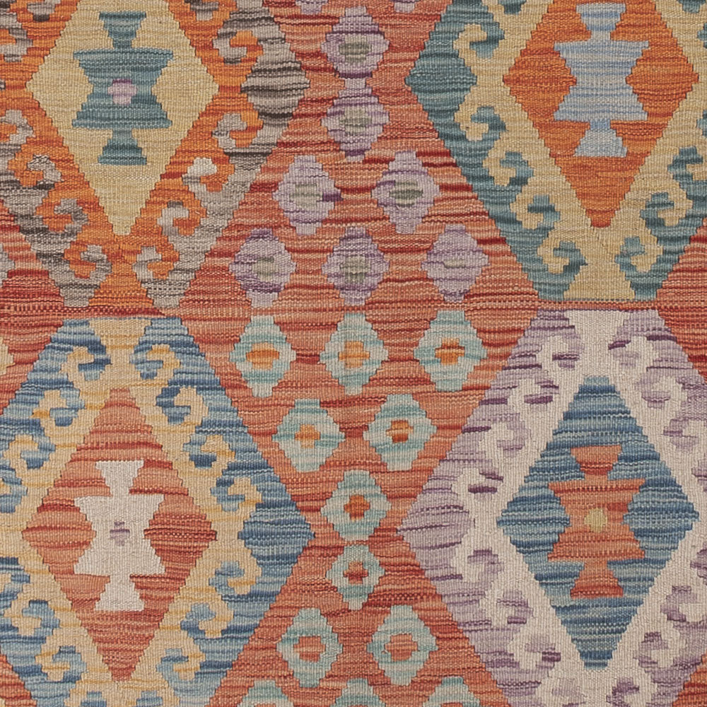 Kelim Rug - Splash - 248 x 180 cm - multicolored