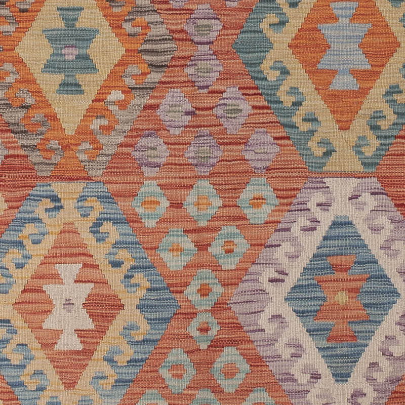 Kelim Rug - Splash - 248 x 180 cm - multicolored