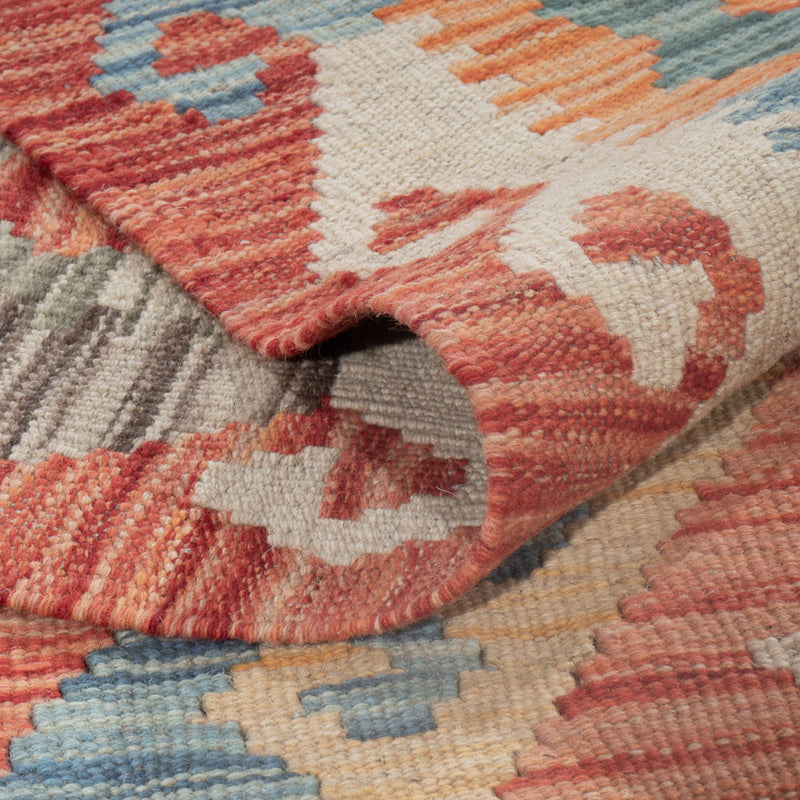 Kelim Rug - Splash - 248 x 180 cm - multicolored