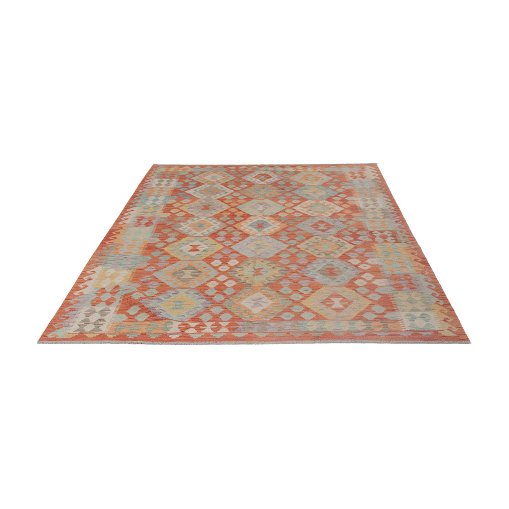 Kelim Rug - Splash - 252 x 181 cm - multicolored