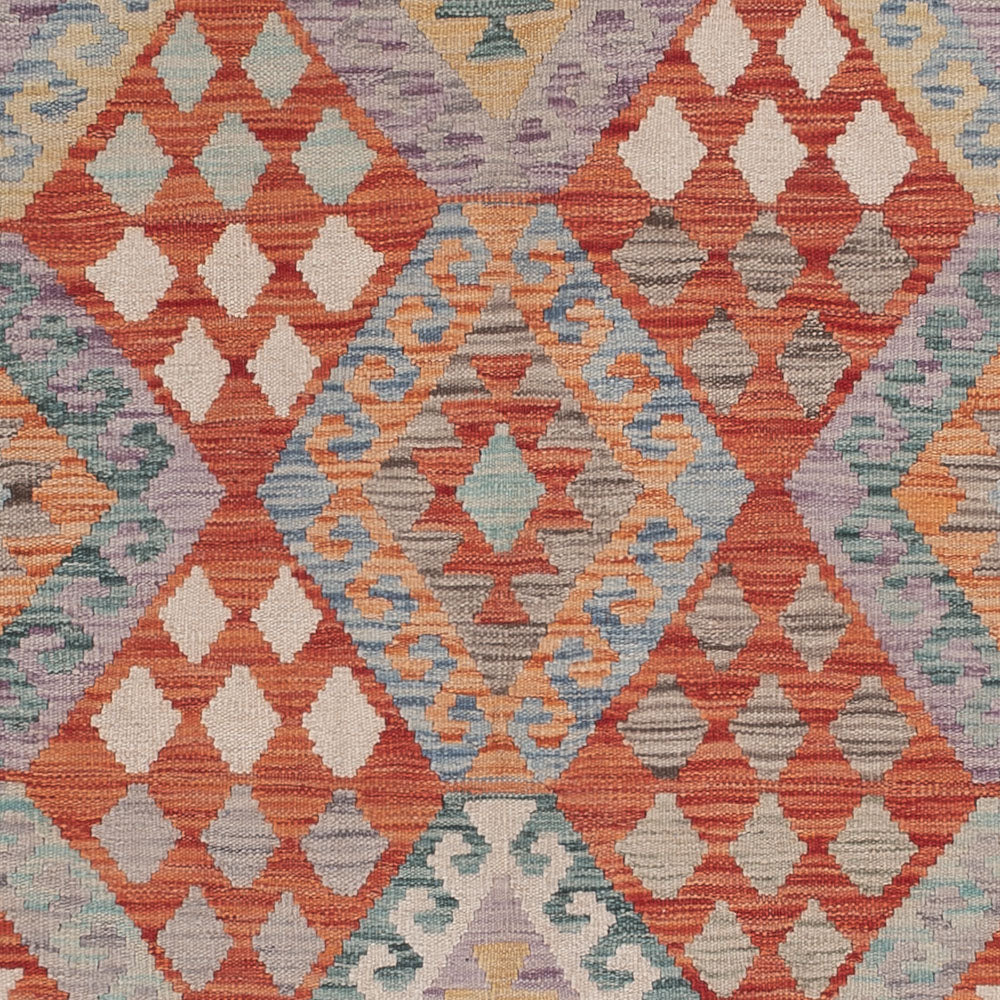 Kelim Rug - Splash - 252 x 182 cm - multicolored