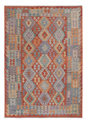 Kelim Rug - Splash - 248 x 177 cm - multicolored