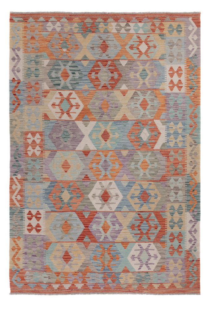 Kelim Rug - Splash - 239 x 168 cm - multicolored