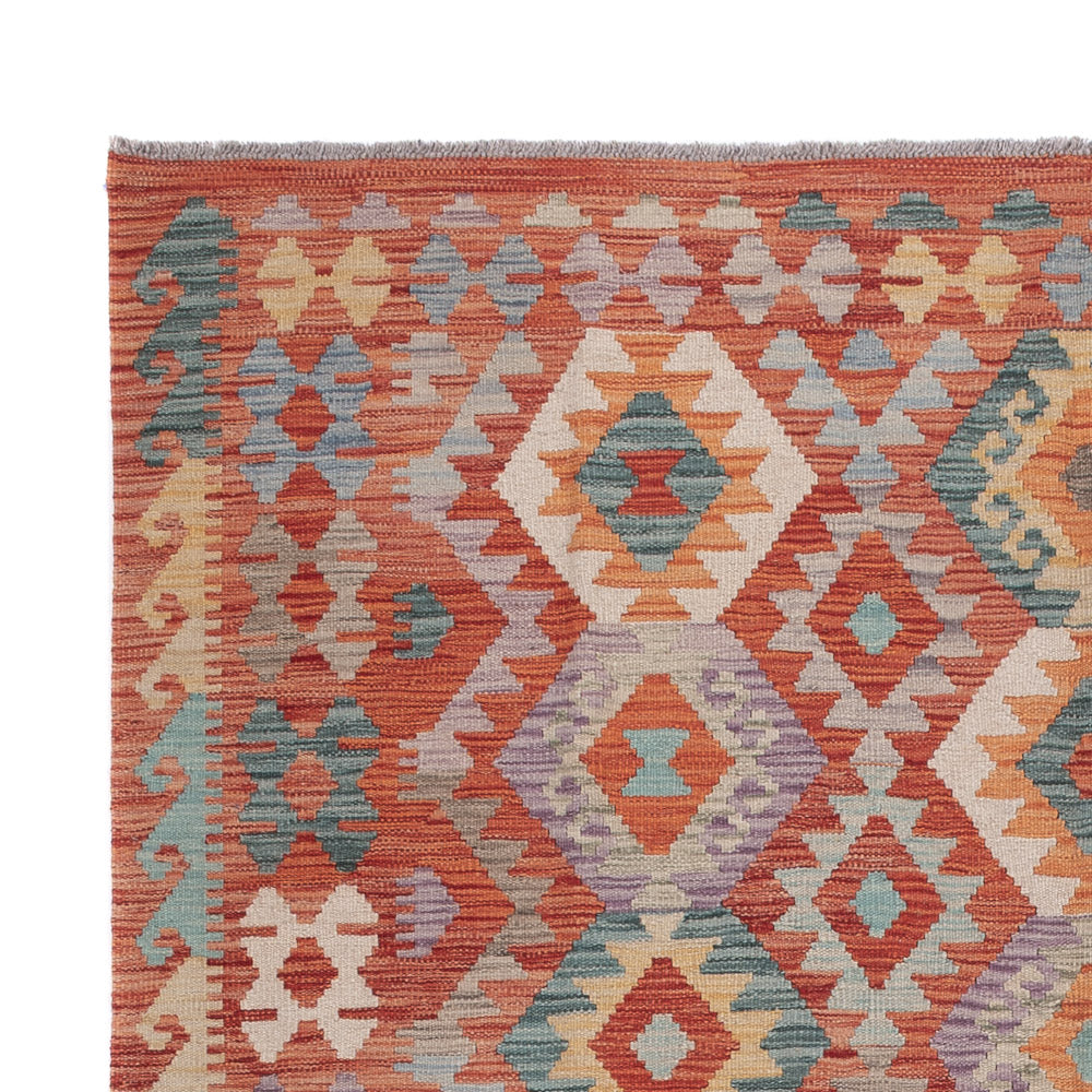 Kelim Rug - Splash - 232 x 181 cm - multicolored