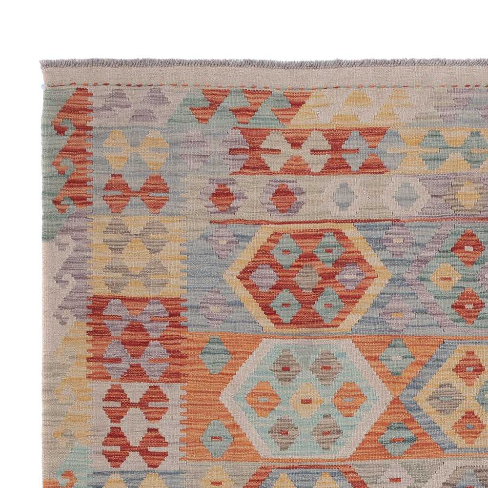 Kelim Rug - Splash - 242 x 178 cm - multicolored