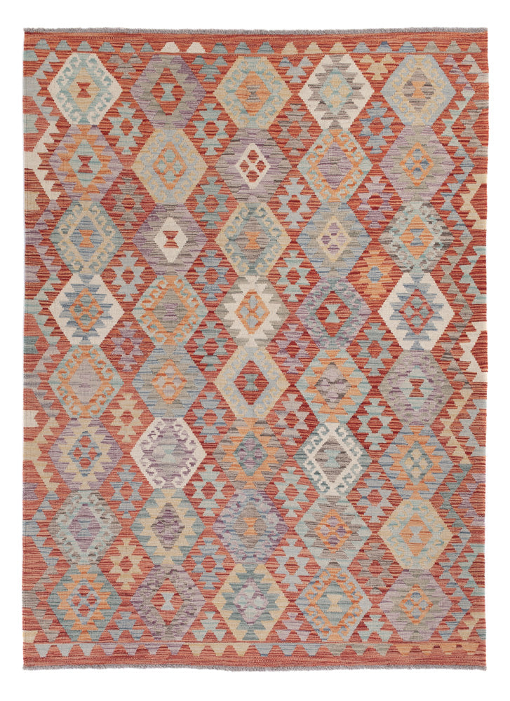Kelim Rug - Splash - 224 x 166 cm - multicolored