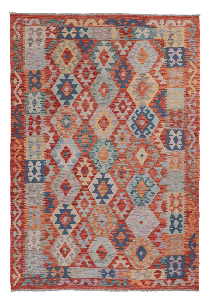 Kelim Rug - Splash - 245 x 170 cm - multicolored