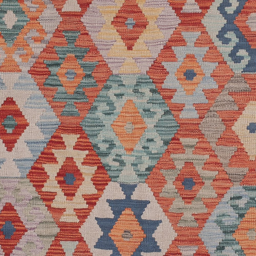 Kelim Rug - Splash - 245 x 170 cm - multicolored