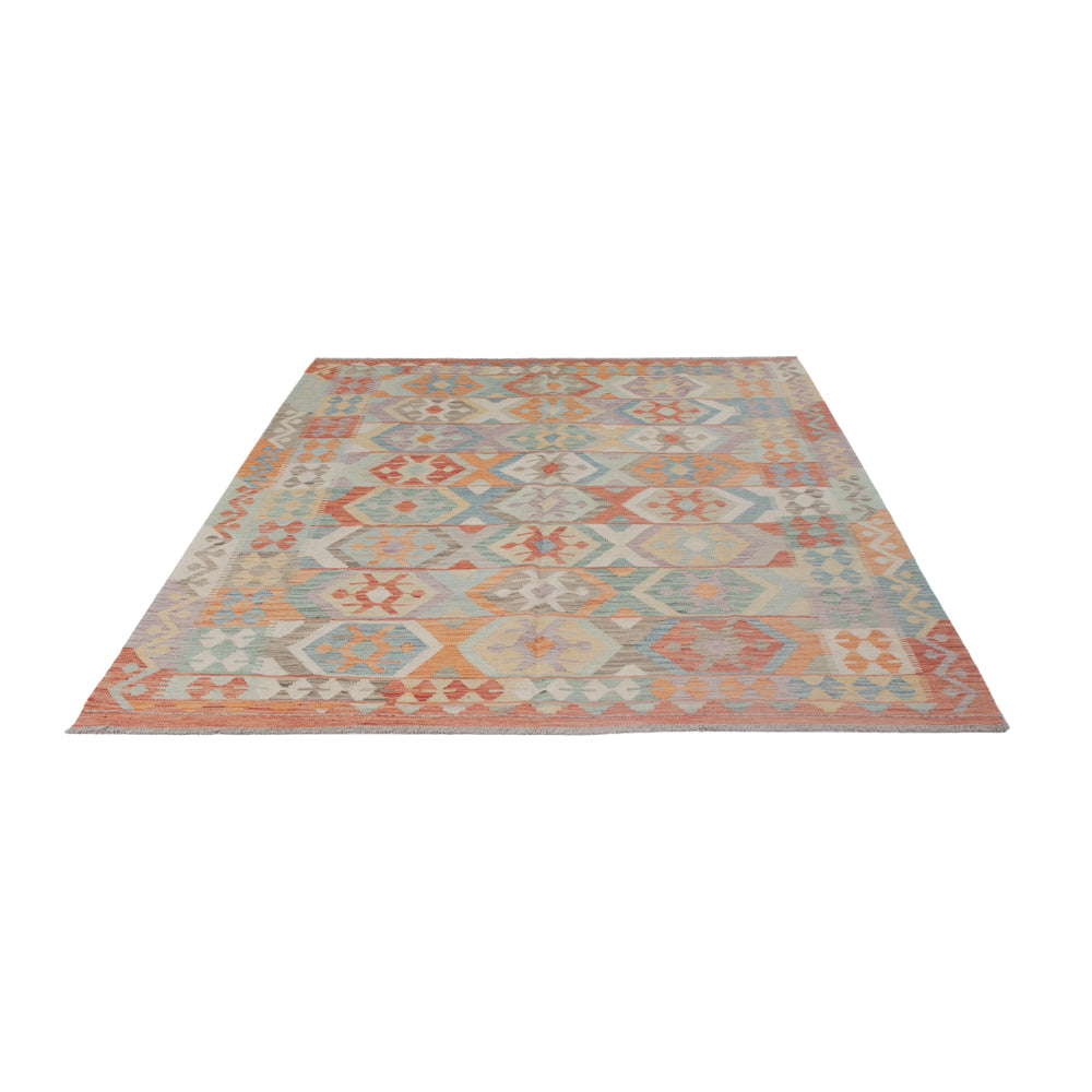 Kelim Rug - Splash - 244 x 180 cm - multicolored