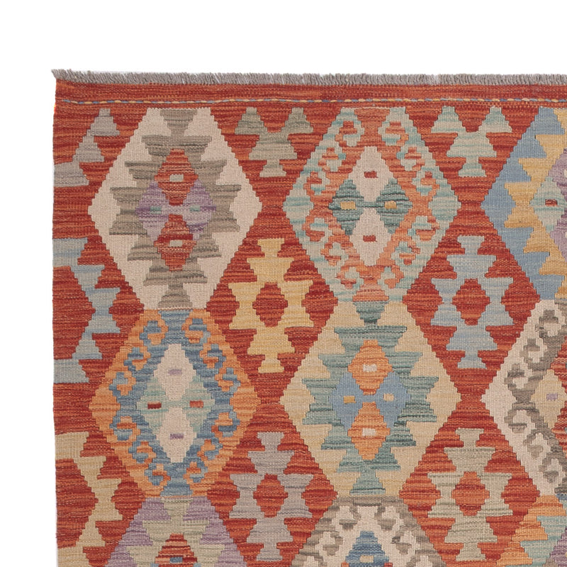 Kelim Rug - Splash - 243 x 177 cm - multicolored